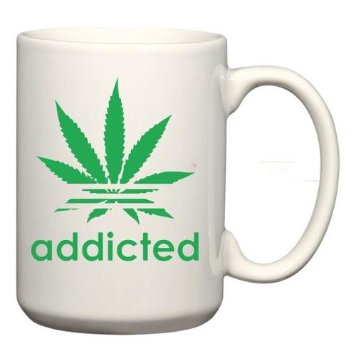 Addicted Weed Marijuana Birthday Christmas Coworker Colleague Gift Mug