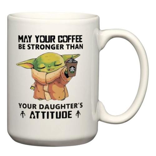 Daughter's Attitude Baby Meme Mom Dad Birthday Christmas Gift Mug