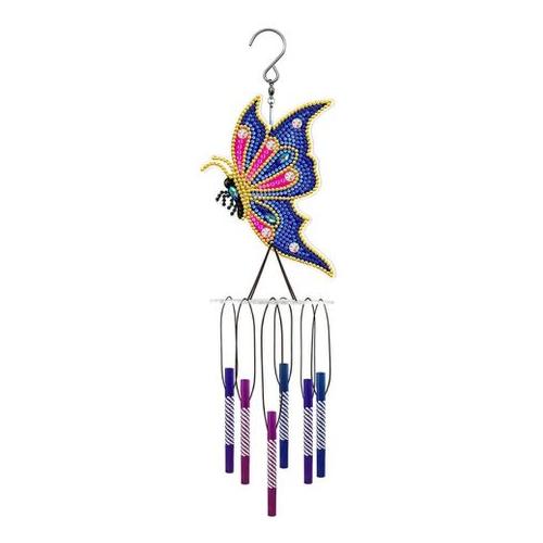 Diamond Painting DIY Wind Chime Kit_ Butterfly WC001
