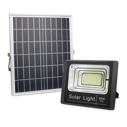 60W HOSELECT Solar-Powered Outdoor LED Spotlight with Remote Control