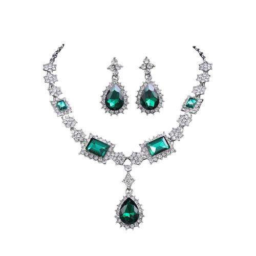 Elegant Banquet Necklace & Earring Set