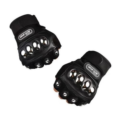 Tactical Pair Nylon Half Finger Motorcycle Outdoor Sport Gloves