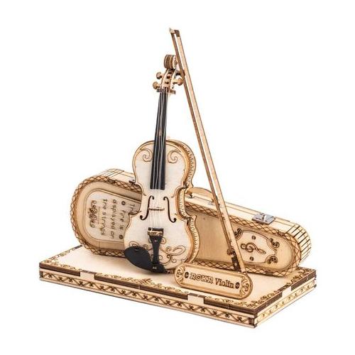 Robotime Violin Capriccio Model 3D Wooden Puzzle - 62pcs