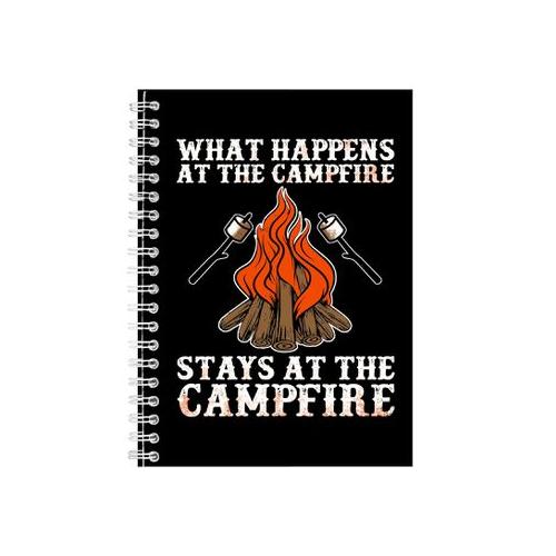Campfire Notebook Camper Gift Idea Writing Book Notepad Pad 58