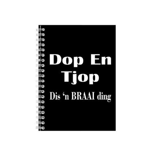 Dop En Tjop Notebook Afrikaans Gift Idea Writing Book Notepad Pad 48