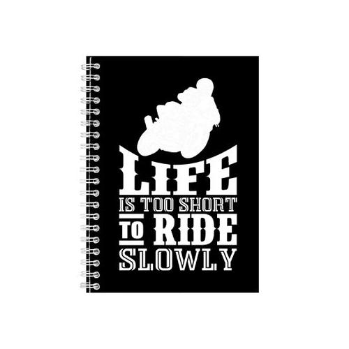 Biker Notebook Biking Gift Idea Writing Book Notepad Pad 44