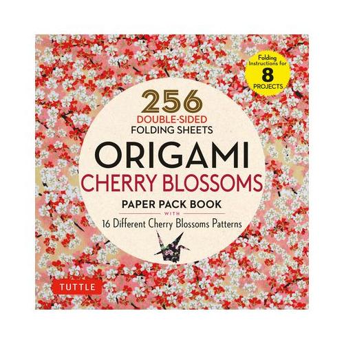 Origami Cherry Blossoms Paper Pack Book: 256 Double-Sided Folding Sheets (Includes Instructions for 8 Projects)