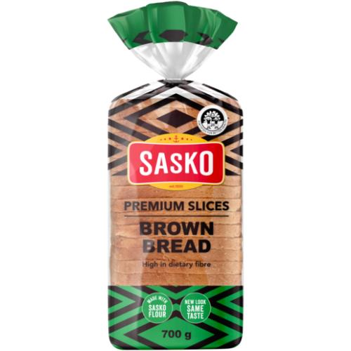SASKO Premium Sliced Brown Bread Loaf 700g