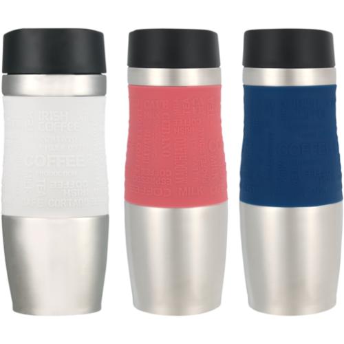 Cuppa Double Wall Stainless Steel Travel Mug 380ml (Assorted Item - Supplied At Random)