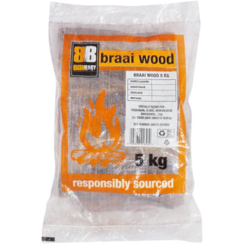Bush Baby Braai Wood Bag 5kg