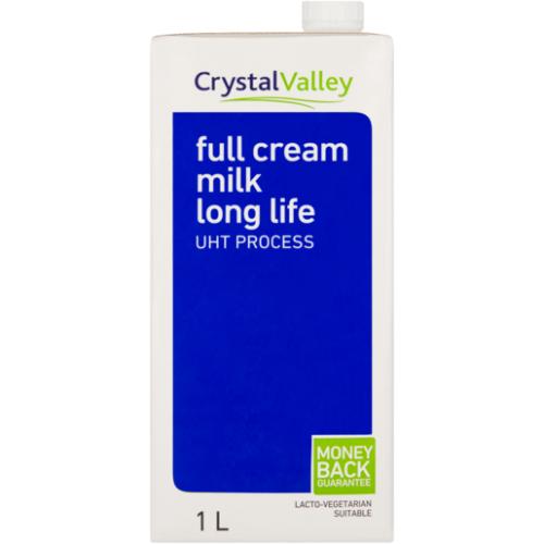 Crystal Valley Full Cream Long Life Milk 1L