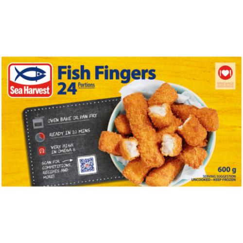 Sea Harvest Frozen Fish Fingers 600g