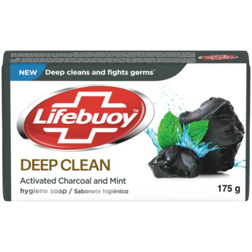 Lifebuoy Activated Charcoal & Mint Deep Clean Bath Soap 175g