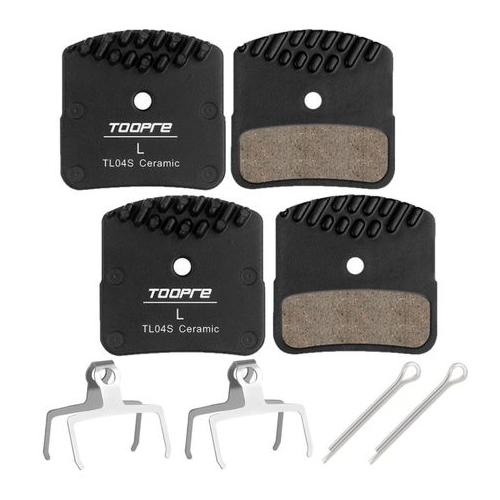 Toopre - Twin Pack Ceramic Bicycle Disc Brake Pads with Heatsink - TL04S