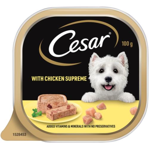 Cesar Chicken Supreme Adult Wet Dog Food 100g