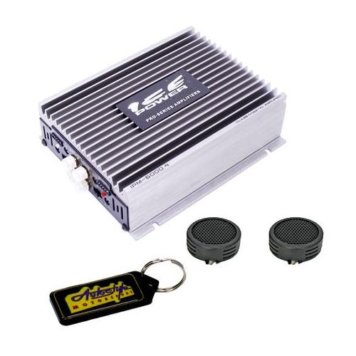 Ice Power Mini Compact 6000w 4 Channel Amplifier & Evo Tweeters & Keyring