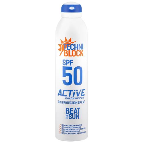 Techniblock 300ml SPF50 Sun Protection Spray Aerosol