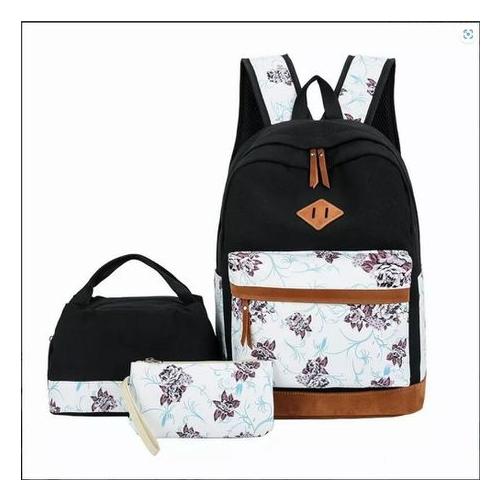 Backpack Casual Fashion School Backpacksbag For Women, Set Of 3