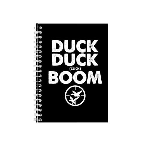 Duck Duck Boom Hunting Notebook Gift Idea Writing Book Notepad Pad 30