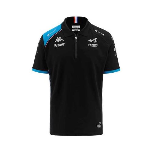 2023 Alpine F1 Team Men's Polo Shirt Race Team Black