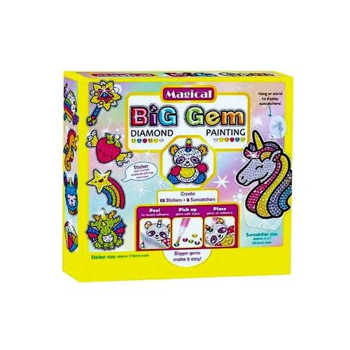 Magical Fun Diamond Dots Big Gem Sticker & Suncatcher Kit