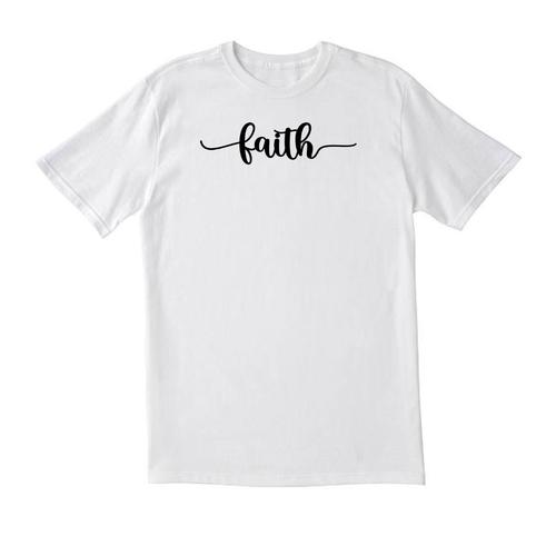 Faith Christianity Gift Tshirt White
