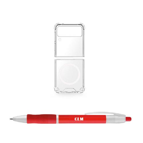Transparent Magsafe Case for Samsung Z Flip 5 with CLM Pen