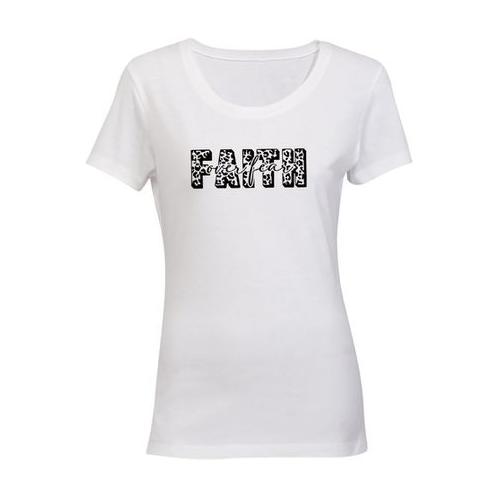 Faith Over Fear - Leopard Print - Ladies - T-Shirt