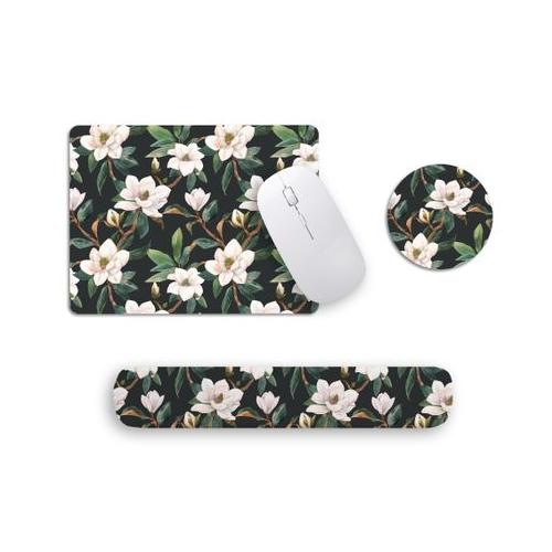 Green & White Floral Wristpad Combos