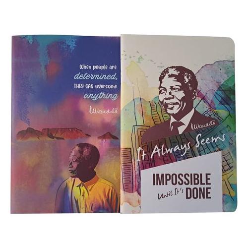Mandela Rainbow Journal 2 Pack, Determined Mountain, Impossible Building