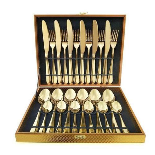 Cutlery Set Gold 24-Piece