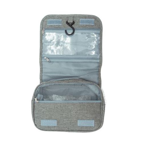 Men's Unfolding Toiletry Bag with Multiple Compartments