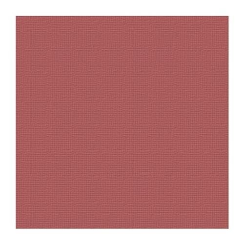 Textured Cardstock 12x12 - Pomegranate/Carmelian (216gsm, 10 Sheets)