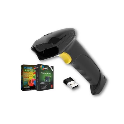 Plug and play Wireless Barcode Scanner-1D-Support multiple