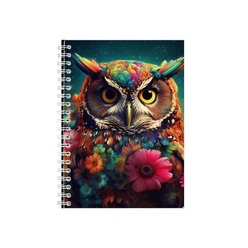 OWL Notebook Animal Gift Idea Notepad Pad 113