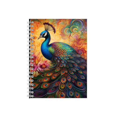 PEACOCK Notebook Art Gift Idea Notepad Pad 114