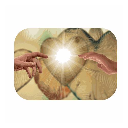Touch of love Printed Mouse Pad