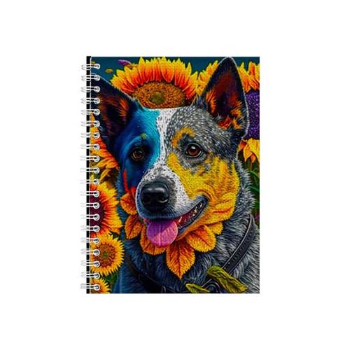 Embroidered AUSTRALIAN CATTLE DOG Notebook Dog Gift Idea Notepad Pad 96