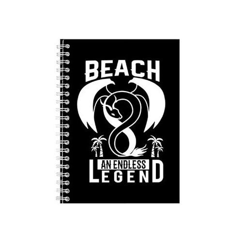 Beach Dragon Notebook Summer Gift Idea Writing Book Notepad Pad 23