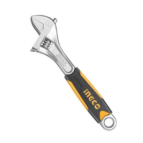 Ingco - Adjustable Wrench - 200MM - S/GRIP CRV