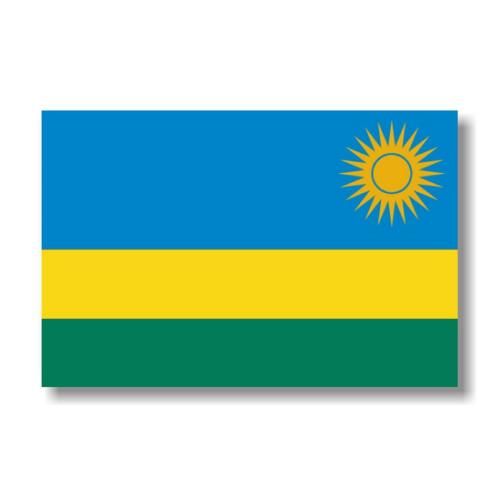 Rwanda Flag Sticker
