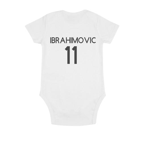 Katz Designs - Football Inspired Short Sleeve Baby Vest - Ibrahimovic No 11