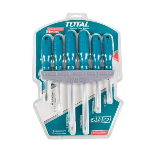 Total Tools - 6 Pieces Screwdriver Set