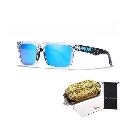 Kdeam Artic Blue - Polarised Lifestyle Sunglasses with SS Sleeve