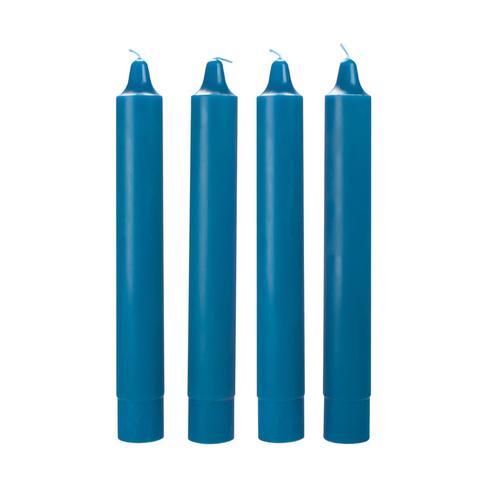 Dinner Candles - Blue - 4 Pack