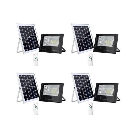 4 Set Of 80W Portable Outdoor Solar Flood Light and Panel TS-137
