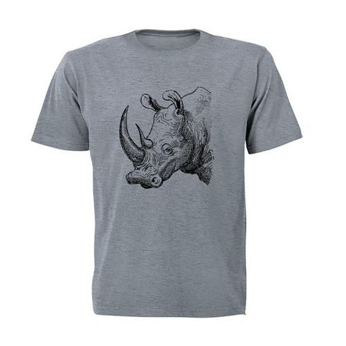 Rhino Sketch - Kids T-Shirt