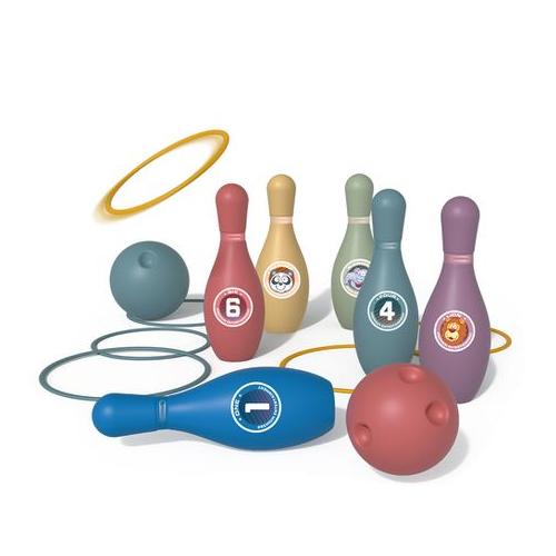 15 PCS Ring Toss Educational Bowling for Kids Game