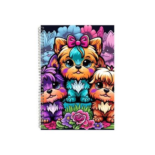 Big Eye Colourful Monkeys A4 Notebook Animal Gift Idea Notepad 81