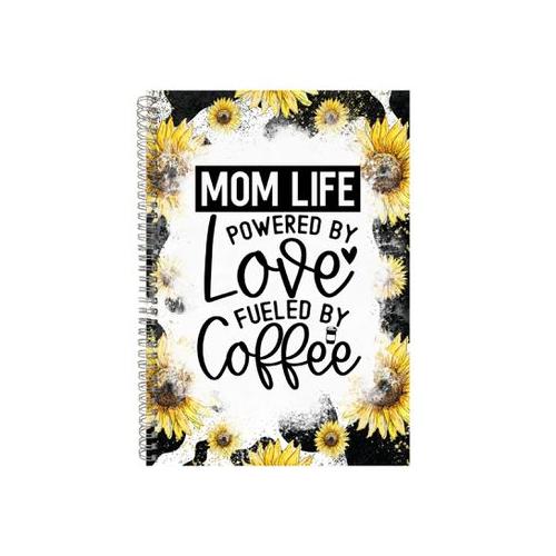 Sunflowers Cow Print Mom Notebook Gift Idea A4 Notepad Pad 84